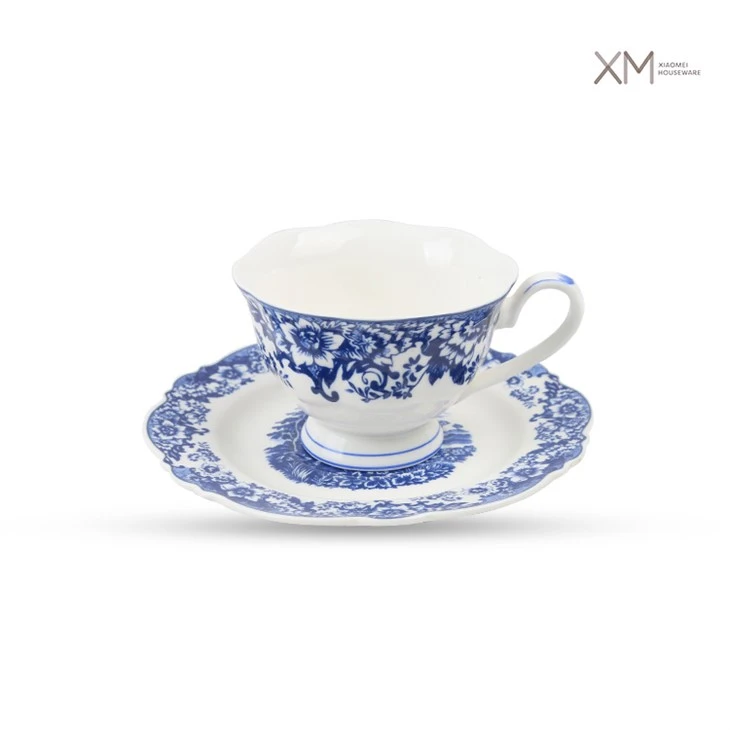 Floral Porcelain Cup And Saucer